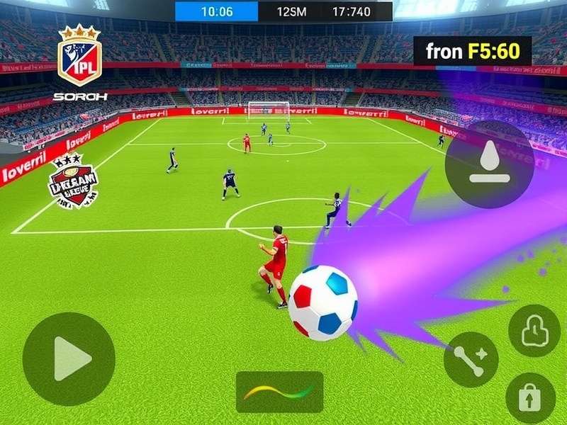 Dream League Soccer IPL Gameplay Screenshot